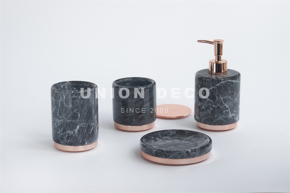 Black Marble Bathroom Accessories